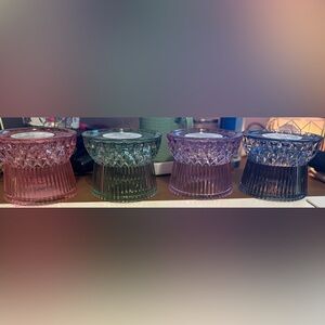 Bath and Body Work 3-wick candle holders (set of 4)